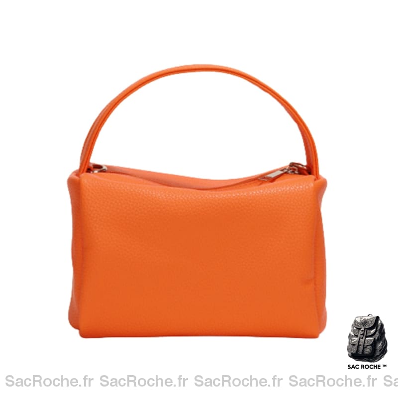 Sac Main Femme Orange À