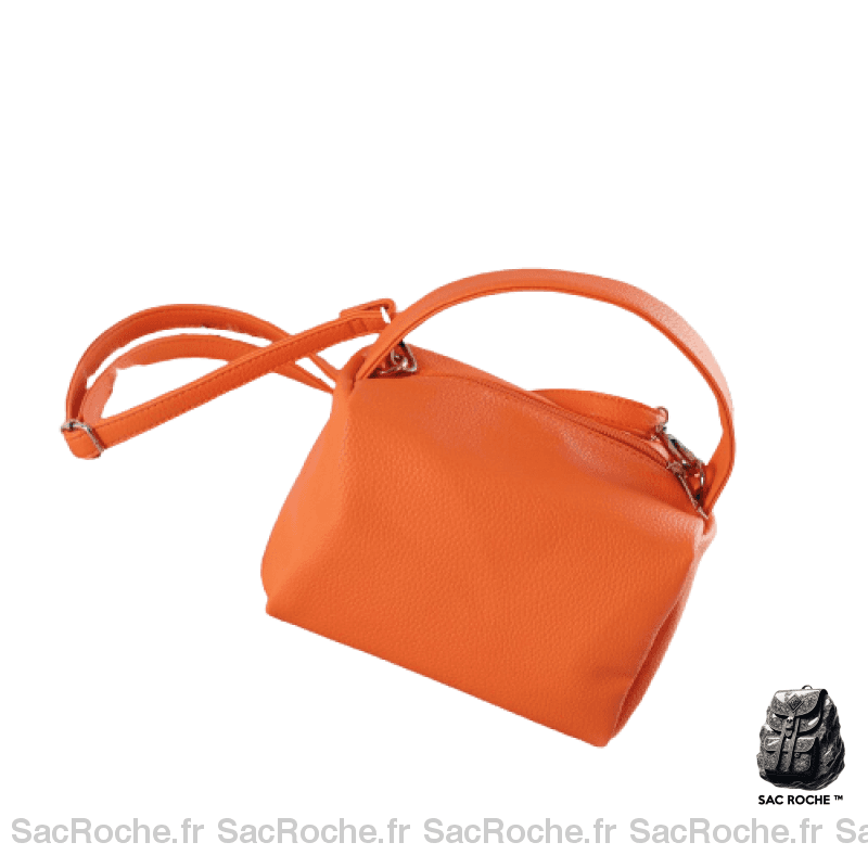 Sac Main Femme Orange À