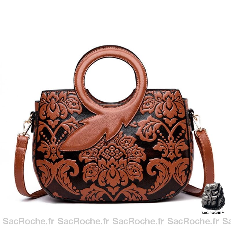 Sac Main Femme Original Bandoulière Amovible Camel Sac À Main Femme