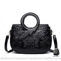 Sac Main Femme Original Bandoulière Amovible Noir Sac À Main Femme