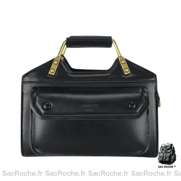 Sac Main Femme Original Noir / 23X20Cm À