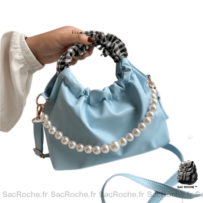 Sac Main Femme Original Prix Bas Bleu / 20X15.5X11.5Cm À