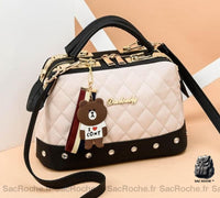 Sac main femme ourson petit - modèle Blanc - Sac Roche ™