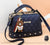 Sac main femme ourson petit - modèle Bleu Navy - Sac Roche ™