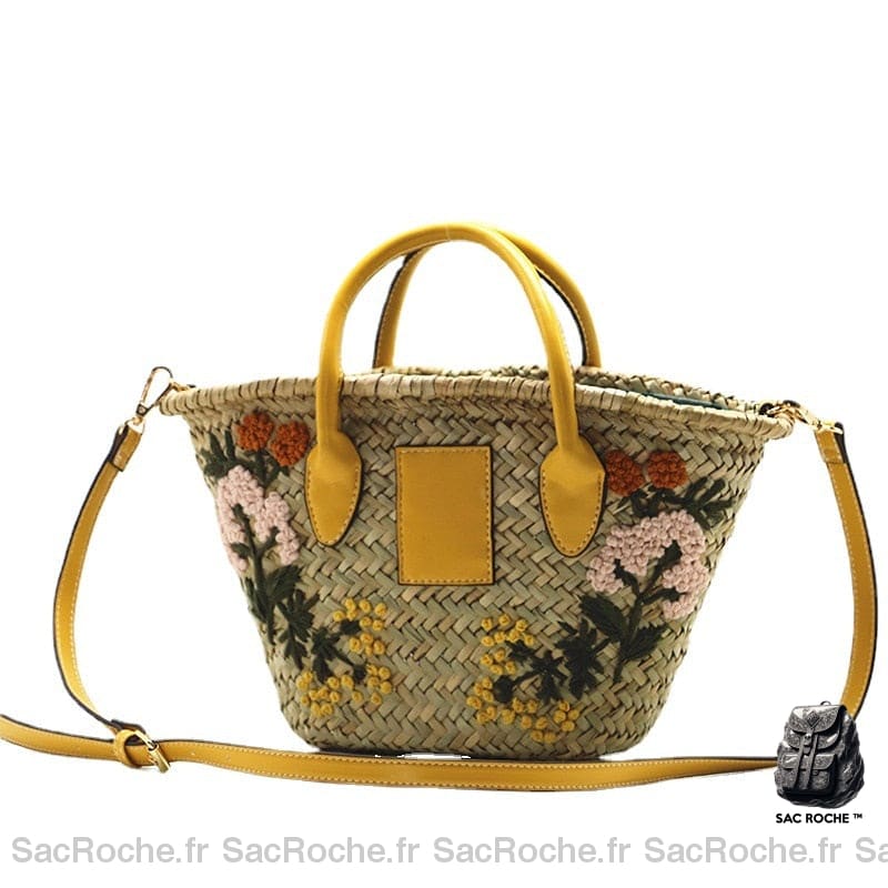 Sac Main Femme Paille Été À