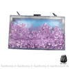 Sac Main Femme Paillette Glamour Violet / 18Cm X 6Cm 11Cm À