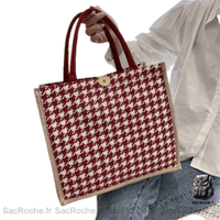 Sac Main Femme Pas Cher 2019 - modèle Rouge / 35x15x31 cm - Sac Roche ™