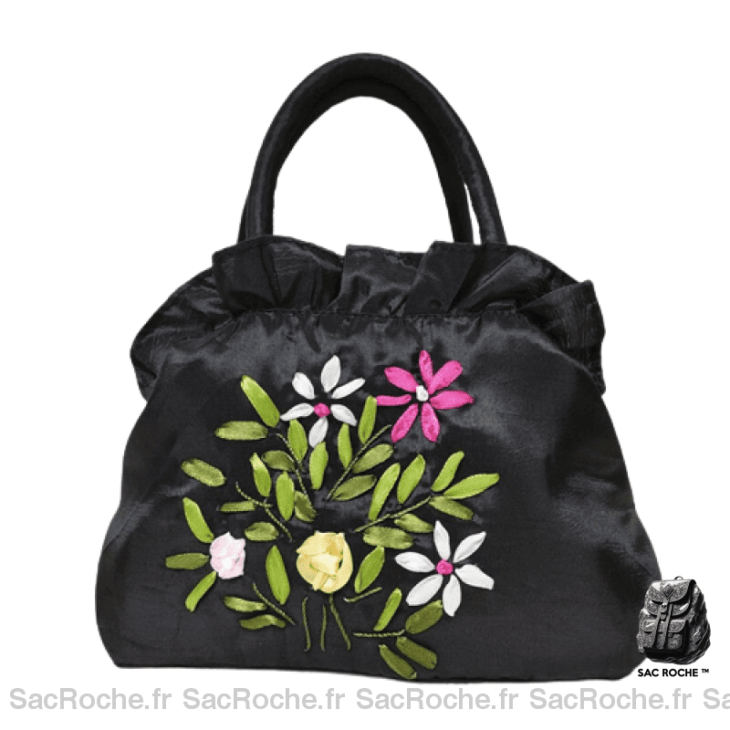 Sac Main Femme Pas Cher Joli Noir / 22X16Cm À