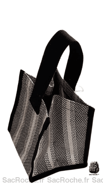 Sac Main Femme Pas Cher Noir / 14.5X18X14Cm À