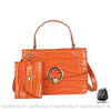 Sac Main Femme Pas Cher Orange / 20X6.5X14Cm À