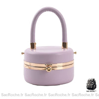 Sac Main Femme Pas Cher - Tendance - modèle Violet / 12x7x12cm - Sac Roche ™