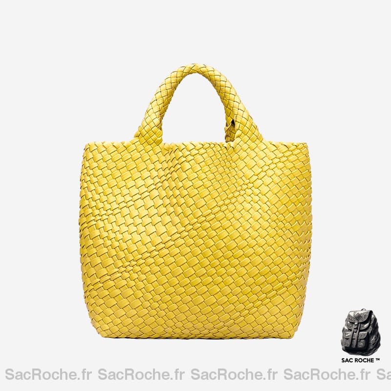 Sac Main Femme Petit Et Pratique Jaune À