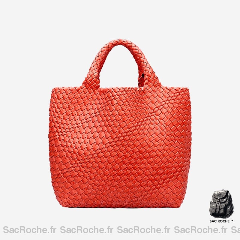 Sac Main Femme Petit Et Pratique Rouge Clair À