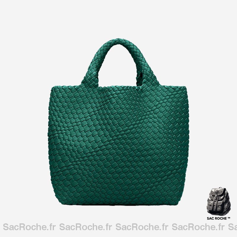 Sac Main Femme Petit Et Pratique Vert Foncé À