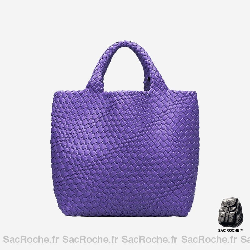 Sac Main Femme Petit Et Pratique Violet À