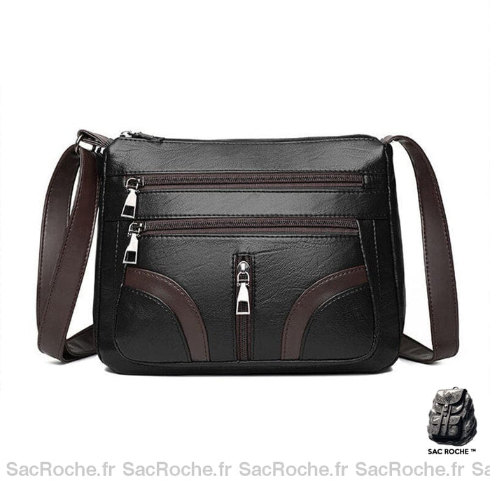 Sac Main Femme Petit Prix Noir / 25X11X20Cm À