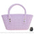 Sac Main Femme Plastique - modèle Violet / 19x14x8cm - Sac Roche ™