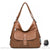 Sac main femme poches devant - modèle Marron / 30x11x33cm - Sac Roche ™