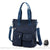 Sac main femme poches multiples - modèle Bleu foncé / 36x30x14cm - Sac Roche ™