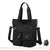 Sac main femme poches multiples - modèle Noir / 36x30x14cm - Sac Roche ™