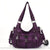 Sac Main Femme Poches Multiples - modèle Violet / 37x13x31cm - Sac Roche ™