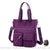 Sac main femme poches multiples - modèle Violet foncé / 36x30x14cm - Sac Roche ™