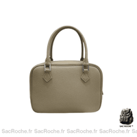 Sac Main Femme Poignée - modèle Gris / 20x15x8cm - Sac Roche ™