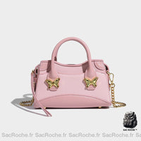 Sac Main Femme Polyvalent - modèle Rose / 20x12x8cm - Sac Roche ™