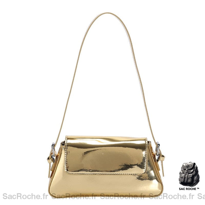 Sac Main Femme Porte Épaule Abordable Doré / 26X14X5.5Cm À