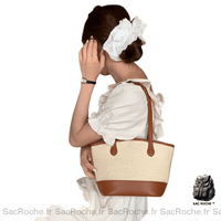 Sac Main Femme Porté épaule Cabas - modèle S - Sac Roche ™