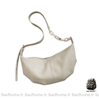 Sac Main Femme Porté Épaule Tendance - modèle Blanc / 35x17x6cm - Sac Roche ™