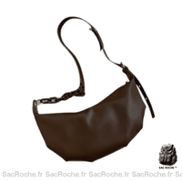 Sac Main Femme Porté Épaule Tendance - modèle Café / 35x17x6cm - Sac Roche ™
