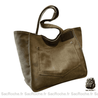 Sac Main Femme Porte épaule - modèle Vert / 42x29x14cm - Sac Roche ™