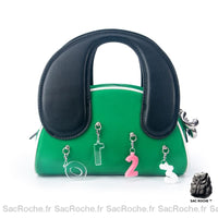 Sac Main Femme Porte Vert Original - Sac Roche ™