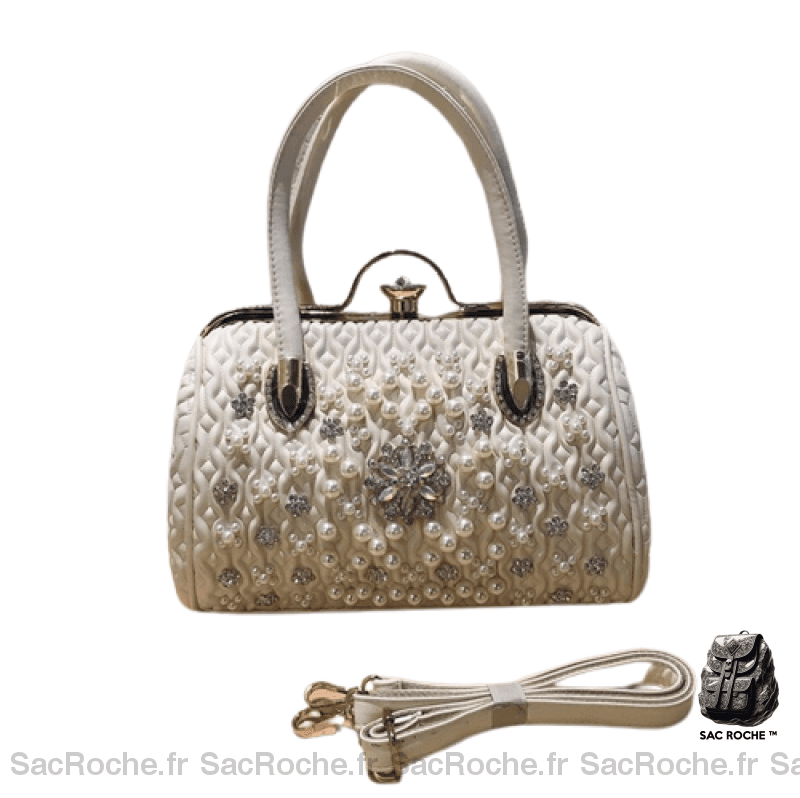 Sac Main Femme Printemps 2020 Beige À