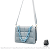 Sac Main Femme Printemps Bleu / 20X6X14Cm À
