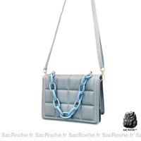 Sac Main Femme Printemps - modèle Bleu / 20x6x14cm - Sac Roche ™