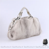 Sac Main Femme Printemps - modèle Gris - Sac Roche ™