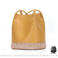 Sac Main Femme Prix Bas! - modèle Jaune - Sac Roche ™
