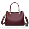 Sac Main Femme Qualité Supérieure Bordeaux / 23X10X17Cm À