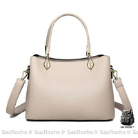 Sac Main Femme Qualité Supérieure Ivoire / 23X10X17Cm À