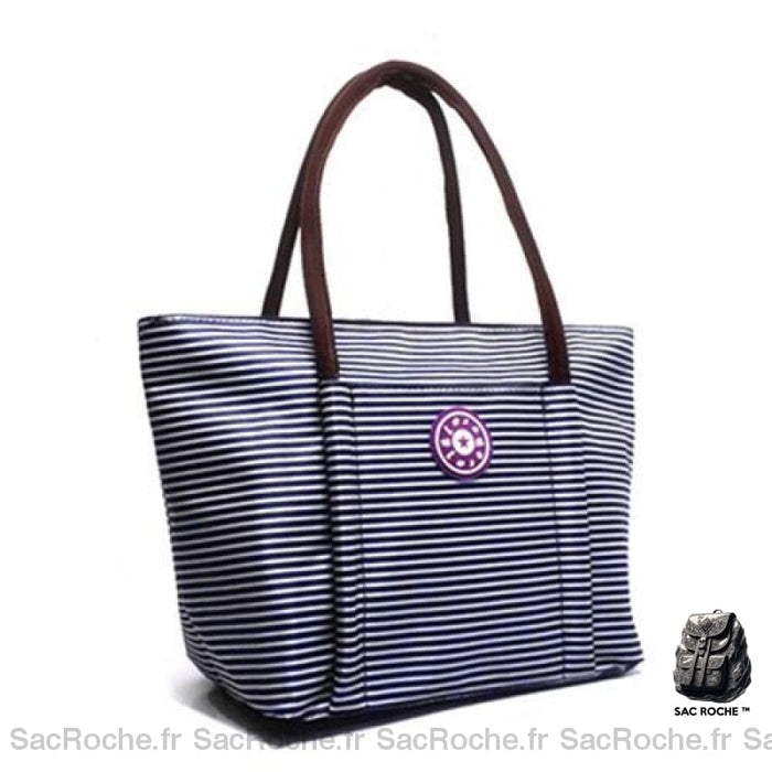 Sac Main Femme Rayures Fashion À