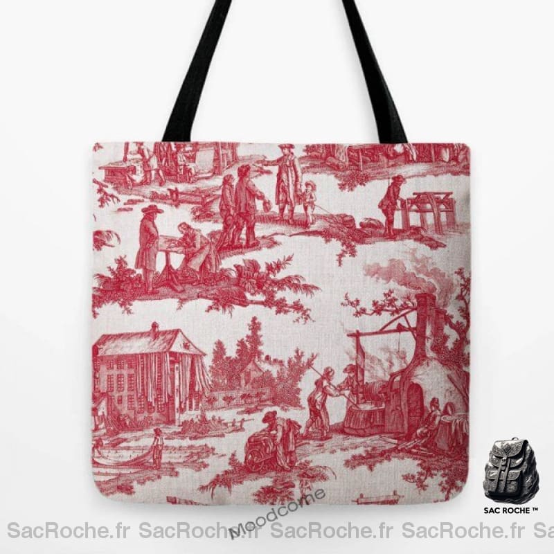 Sac Main Femme Résistant 5 / Imprimé Sur Un Côté À