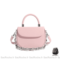 Sac Main Femme Rose Poudre - Sac Roche ™