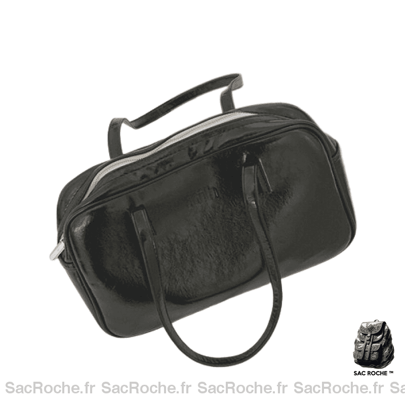 Sac Main Femme Scolaire Chic Noir / 37X8X25Cm À