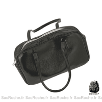 Sac Main Femme Scolaire Chic - modèle Noir / 37x8x25cm - Sac Roche ™