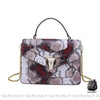 Sac Main Femme Serpent Blanc / 24Cmx19Cmx7Cm À