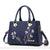 Sac Main Femme Simili Cuir - modèle Bleu marine - Sac Roche ™