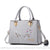 Sac Main Femme Simili Cuir - modèle Gris - Sac Roche ™