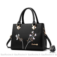Sac Main Femme Simili Cuir - modèle Noir - Sac Roche ™
